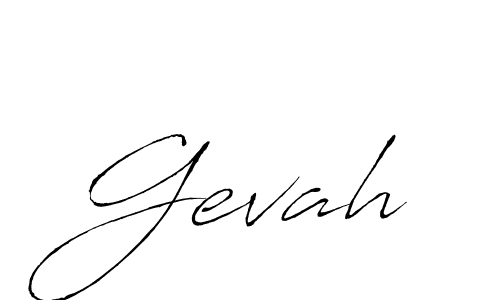 How to make Gevah signature? Antro_Vectra is a professional autograph style. Create handwritten signature for Gevah name. Gevah signature style 6 images and pictures png