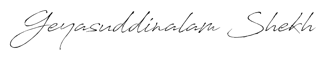 Discover the perfect balance of readability and style for Geyasuddinalam Shekh with Antro_Vectra font. Create your dream signature today. Geyasuddinalam Shekh signature style 6 images and pictures png