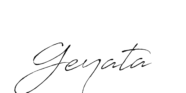 How to make Geyata name signature. Use Antro_Vectra style for creating short signs online. This is the latest handwritten sign. Geyata signature style 6 images and pictures png