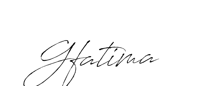 Use a signature maker to create a handwritten signature online. With this signature software, you can design (Antro_Vectra) your own signature for name Gfatima. Gfatima signature style 6 images and pictures png