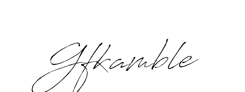 Gfkamble stylish signature style. Best Handwritten Sign (Antro_Vectra) for my name. Handwritten Signature Collection Ideas for my name Gfkamble. Gfkamble signature style 6 images and pictures png