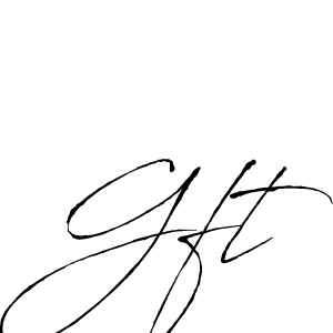 Make a beautiful signature design for name Gft. With this signature (Antro_Vectra) style, you can create a handwritten signature for free. Gft signature style 6 images and pictures png