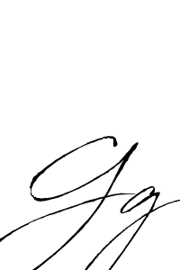 Design your own signature with our free online signature maker. With this signature software, you can create a handwritten (Antro_Vectra) signature for name Gg. Gg signature style 6 images and pictures png