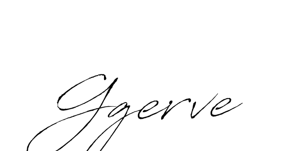 Use a signature maker to create a handwritten signature online. With this signature software, you can design (Antro_Vectra) your own signature for name Ggerve. Ggerve signature style 6 images and pictures png