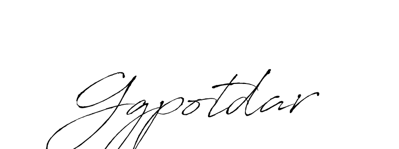 Create a beautiful signature design for name Ggpotdar. With this signature (Antro_Vectra) fonts, you can make a handwritten signature for free. Ggpotdar signature style 6 images and pictures png