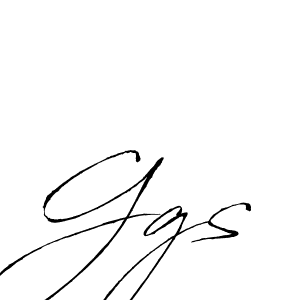 How to make Ggs name signature. Use Antro_Vectra style for creating short signs online. This is the latest handwritten sign. Ggs signature style 6 images and pictures png