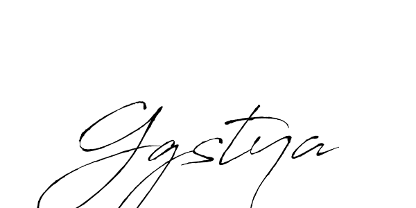 Also we have Ggstya name is the best signature style. Create professional handwritten signature collection using Antro_Vectra autograph style. Ggstya signature style 6 images and pictures png