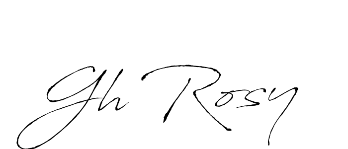 Make a beautiful signature design for name Gh Rosy. Use this online signature maker to create a handwritten signature for free. Gh Rosy signature style 6 images and pictures png