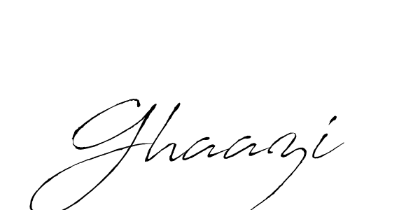 Design your own signature with our free online signature maker. With this signature software, you can create a handwritten (Antro_Vectra) signature for name Ghaazi. Ghaazi signature style 6 images and pictures png