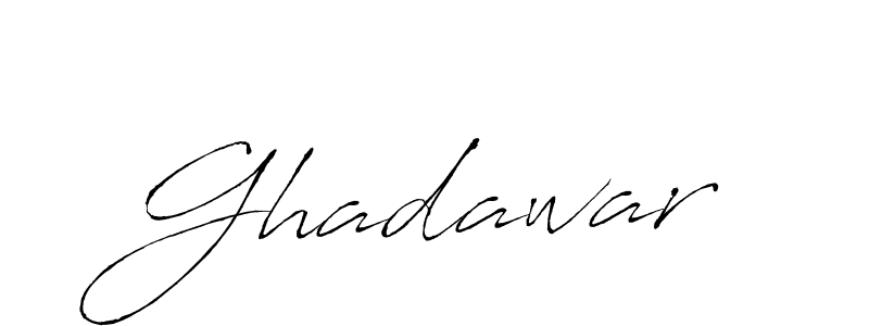 Also we have Ghadawar name is the best signature style. Create professional handwritten signature collection using Antro_Vectra autograph style. Ghadawar signature style 6 images and pictures png