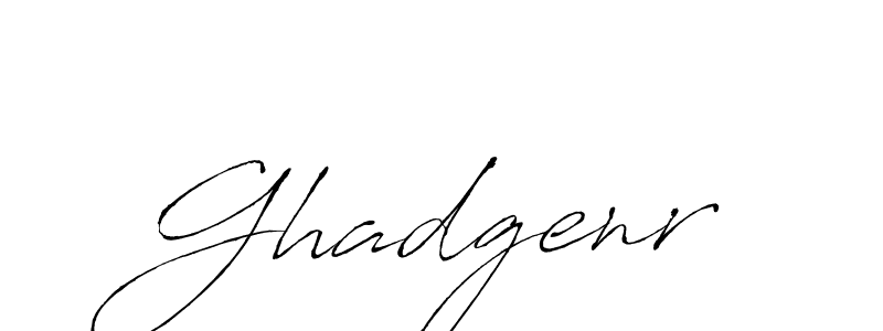 How to make Ghadgenr name signature. Use Antro_Vectra style for creating short signs online. This is the latest handwritten sign. Ghadgenr signature style 6 images and pictures png