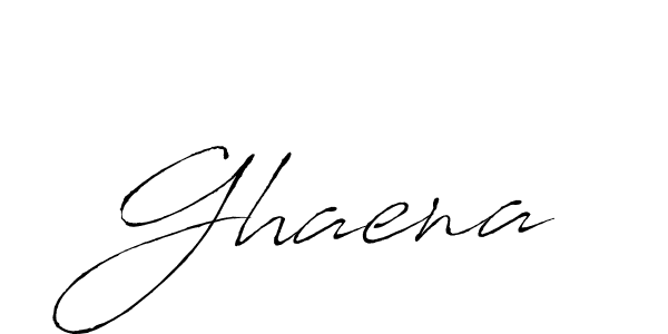 How to make Ghaena signature? Antro_Vectra is a professional autograph style. Create handwritten signature for Ghaena name. Ghaena signature style 6 images and pictures png