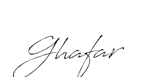 Make a beautiful signature design for name Ghafar. With this signature (Antro_Vectra) style, you can create a handwritten signature for free. Ghafar signature style 6 images and pictures png