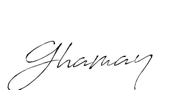 Also we have Ghamay name is the best signature style. Create professional handwritten signature collection using Antro_Vectra autograph style. Ghamay signature style 6 images and pictures png