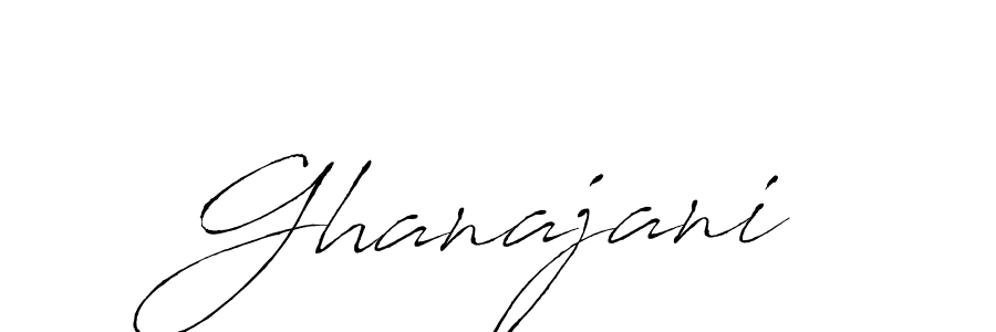 You should practise on your own different ways (Antro_Vectra) to write your name (Ghanajani) in signature. don't let someone else do it for you. Ghanajani signature style 6 images and pictures png