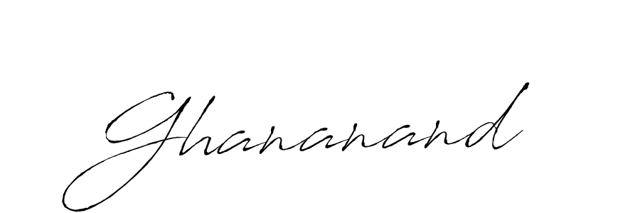 Also we have Ghananand name is the best signature style. Create professional handwritten signature collection using Antro_Vectra autograph style. Ghananand signature style 6 images and pictures png