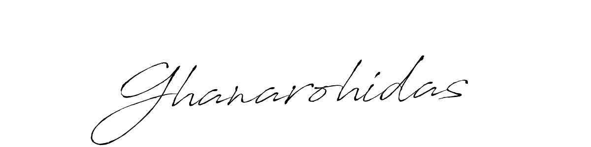 Also we have Ghanarohidas name is the best signature style. Create professional handwritten signature collection using Antro_Vectra autograph style. Ghanarohidas signature style 6 images and pictures png