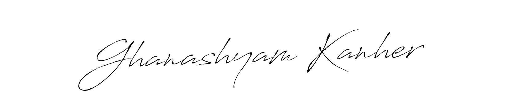 You can use this online signature creator to create a handwritten signature for the name Ghanashyam Kanher. This is the best online autograph maker. Ghanashyam Kanher signature style 6 images and pictures png