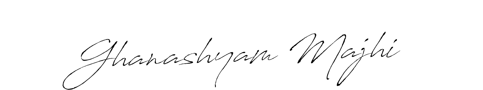 Also we have Ghanashyam Majhi name is the best signature style. Create professional handwritten signature collection using Antro_Vectra autograph style. Ghanashyam Majhi signature style 6 images and pictures png