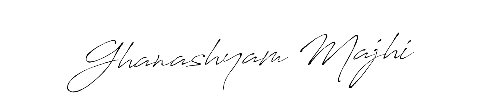 The best way (Antro_Vectra) to make a short signature is to pick only two or three words in your name. The name Ghanashyam Majhi include a total of six letters. For converting this name. Ghanashyam Majhi signature style 6 images and pictures png