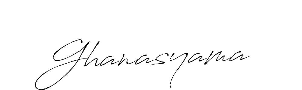 Once you've used our free online signature maker to create your best signature Antro_Vectra style, it's time to enjoy all of the benefits that Ghanasyama name signing documents. Ghanasyama signature style 6 images and pictures png