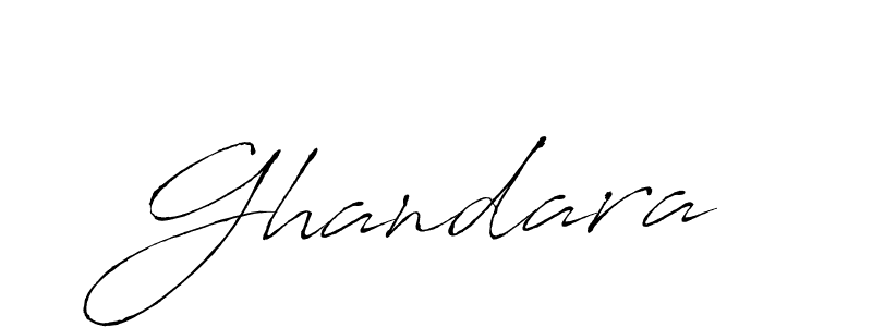 Make a beautiful signature design for name Ghandara. With this signature (Antro_Vectra) style, you can create a handwritten signature for free. Ghandara signature style 6 images and pictures png