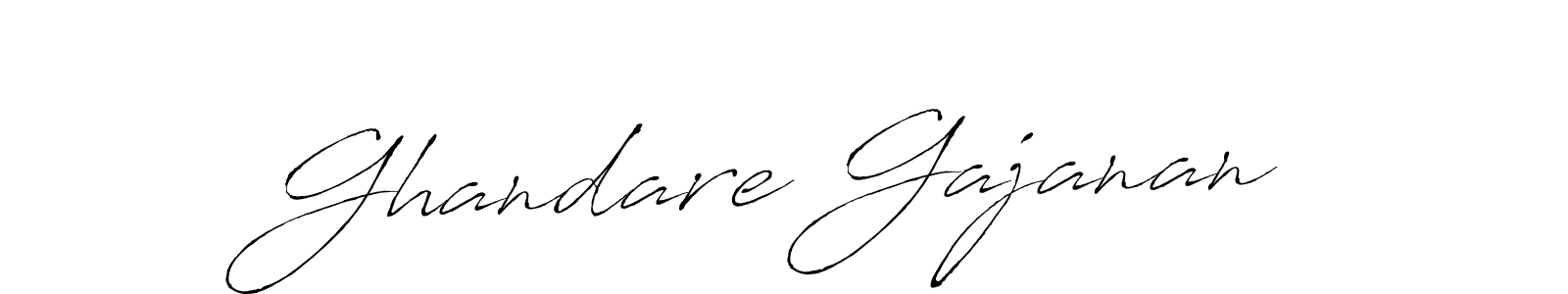 Make a beautiful signature design for name Ghandare Gajanan. With this signature (Antro_Vectra) style, you can create a handwritten signature for free. Ghandare Gajanan signature style 6 images and pictures png