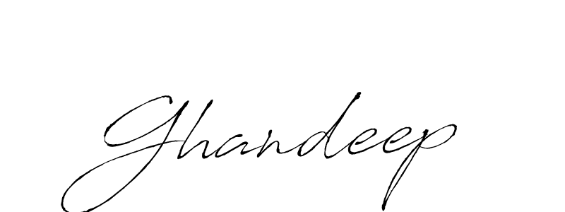 Design your own signature with our free online signature maker. With this signature software, you can create a handwritten (Antro_Vectra) signature for name Ghandeep. Ghandeep signature style 6 images and pictures png