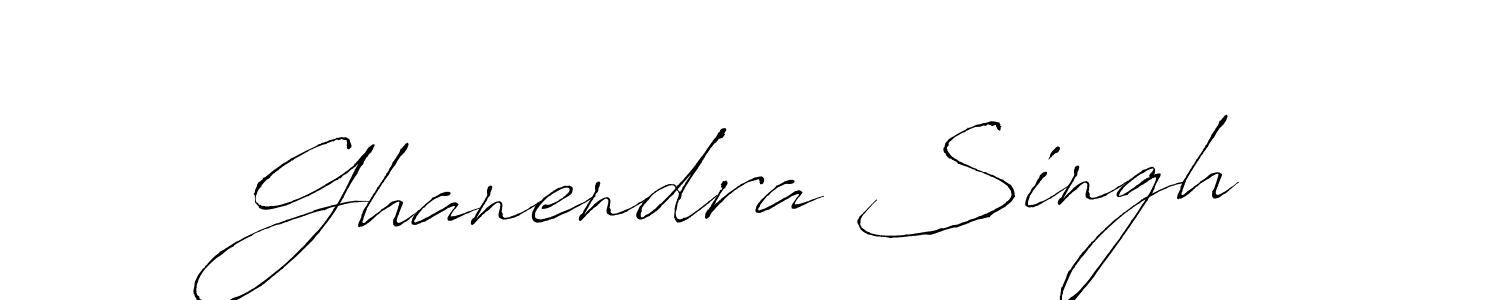 How to make Ghanendra Singh signature? Antro_Vectra is a professional autograph style. Create handwritten signature for Ghanendra Singh name. Ghanendra Singh signature style 6 images and pictures png