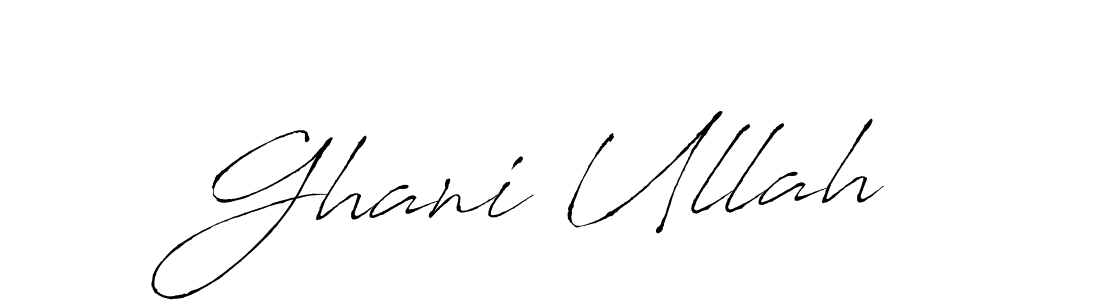 Make a beautiful signature design for name Ghani Ullah. Use this online signature maker to create a handwritten signature for free. Ghani Ullah signature style 6 images and pictures png