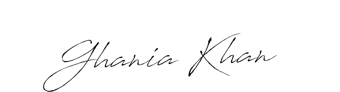 It looks lik you need a new signature style for name Ghania Khan. Design unique handwritten (Antro_Vectra) signature with our free signature maker in just a few clicks. Ghania Khan signature style 6 images and pictures png