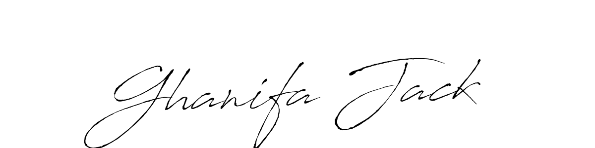 You should practise on your own different ways (Antro_Vectra) to write your name (Ghanifa Jack) in signature. don't let someone else do it for you. Ghanifa Jack signature style 6 images and pictures png