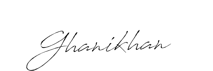 The best way (Antro_Vectra) to make a short signature is to pick only two or three words in your name. The name Ghanikhan include a total of six letters. For converting this name. Ghanikhan signature style 6 images and pictures png