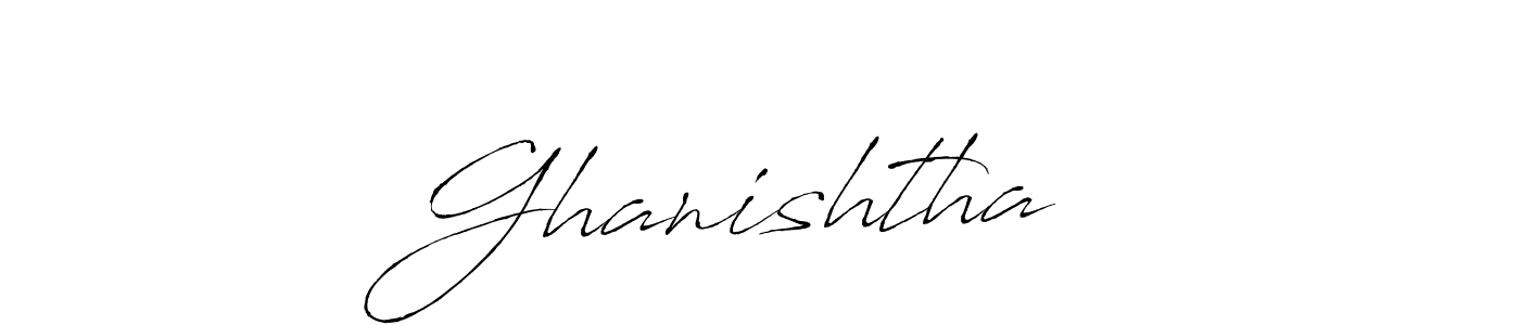 Make a beautiful signature design for name Ghanishtha ⭐. Use this online signature maker to create a handwritten signature for free. Ghanishtha ⭐ signature style 6 images and pictures png