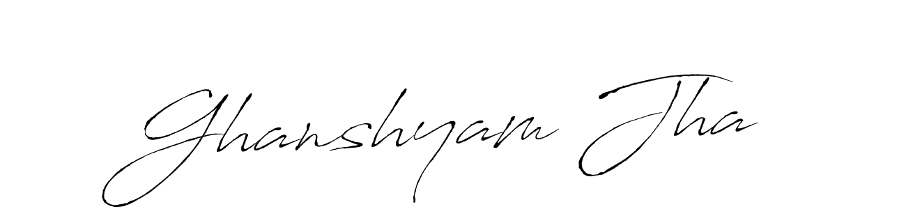 Similarly Antro_Vectra is the best handwritten signature design. Signature creator online .You can use it as an online autograph creator for name Ghanshyam Jha. Ghanshyam Jha signature style 6 images and pictures png