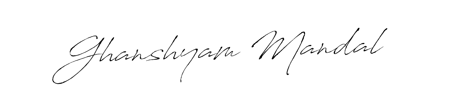 You can use this online signature creator to create a handwritten signature for the name Ghanshyam Mandal. This is the best online autograph maker. Ghanshyam Mandal signature style 6 images and pictures png