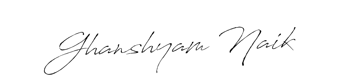 Antro_Vectra is a professional signature style that is perfect for those who want to add a touch of class to their signature. It is also a great choice for those who want to make their signature more unique. Get Ghanshyam Naik name to fancy signature for free. Ghanshyam Naik signature style 6 images and pictures png