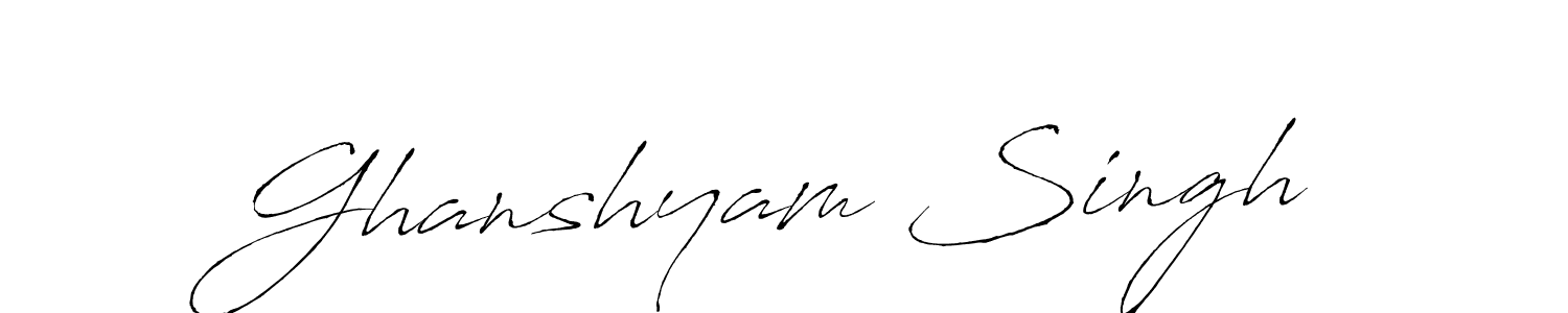 It looks lik you need a new signature style for name Ghanshyam Singh. Design unique handwritten (Antro_Vectra) signature with our free signature maker in just a few clicks. Ghanshyam Singh signature style 6 images and pictures png