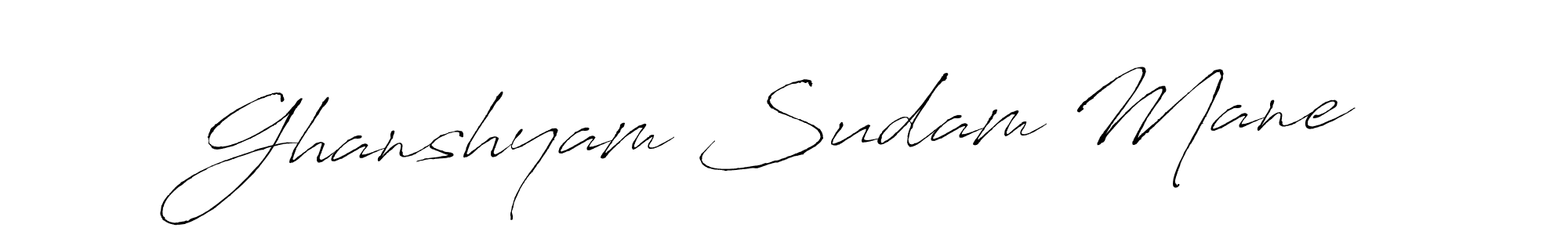 Once you've used our free online signature maker to create your best signature Antro_Vectra style, it's time to enjoy all of the benefits that Ghanshyam Sudam Mane name signing documents. Ghanshyam Sudam Mane signature style 6 images and pictures png