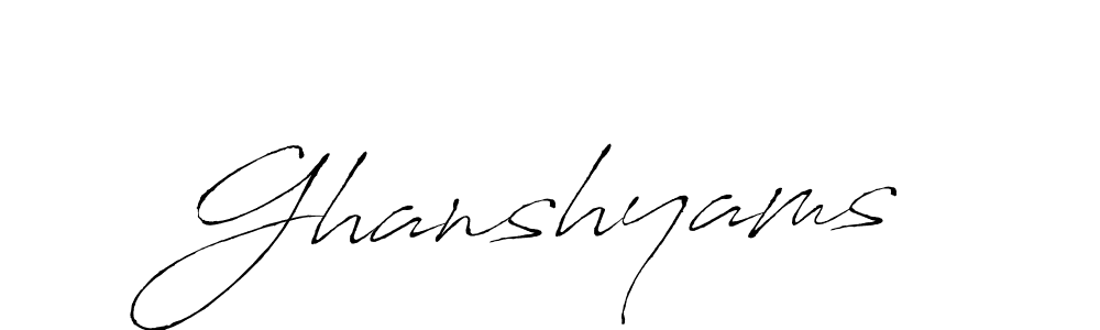 if you are searching for the best signature style for your name Ghanshyams. so please give up your signature search. here we have designed multiple signature styles  using Antro_Vectra. Ghanshyams signature style 6 images and pictures png