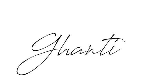 Similarly Antro_Vectra is the best handwritten signature design. Signature creator online .You can use it as an online autograph creator for name Ghanti. Ghanti signature style 6 images and pictures png