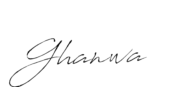 Make a beautiful signature design for name Ghanwa. Use this online signature maker to create a handwritten signature for free. Ghanwa signature style 6 images and pictures png