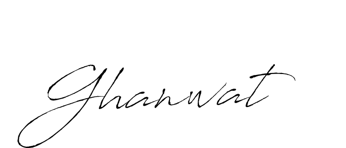 Create a beautiful signature design for name Ghanwat. With this signature (Antro_Vectra) fonts, you can make a handwritten signature for free. Ghanwat signature style 6 images and pictures png