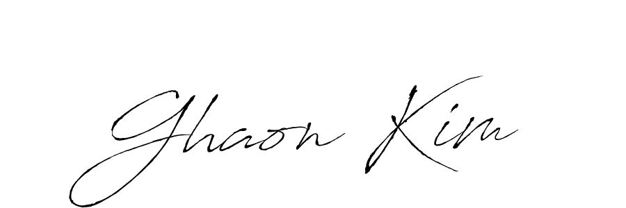 Make a short Ghaon Kim signature style. Manage your documents anywhere anytime using Antro_Vectra. Create and add eSignatures, submit forms, share and send files easily. Ghaon Kim signature style 6 images and pictures png