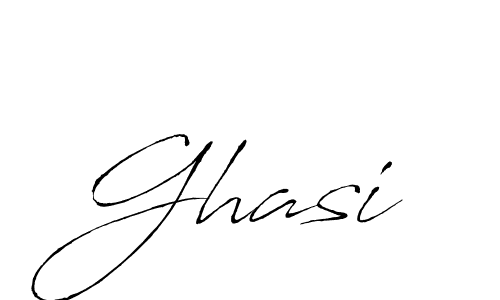 Create a beautiful signature design for name Ghasi. With this signature (Antro_Vectra) fonts, you can make a handwritten signature for free. Ghasi signature style 6 images and pictures png