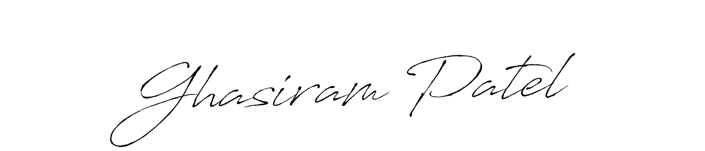 Make a beautiful signature design for name Ghasiram Patel. Use this online signature maker to create a handwritten signature for free. Ghasiram Patel signature style 6 images and pictures png