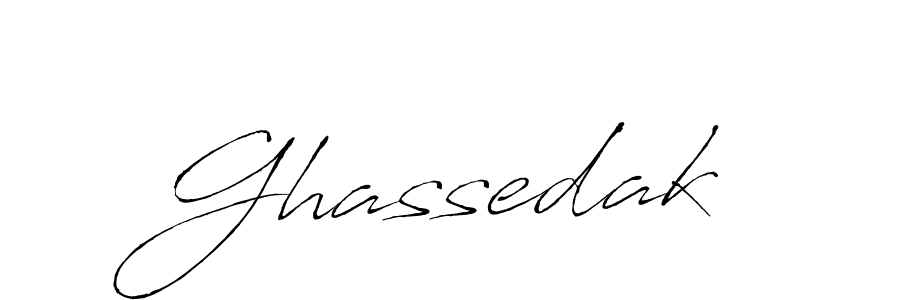 Make a beautiful signature design for name Ghassedak. With this signature (Antro_Vectra) style, you can create a handwritten signature for free. Ghassedak signature style 6 images and pictures png