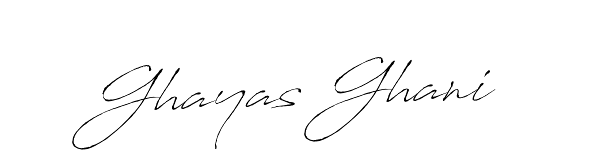 It looks lik you need a new signature style for name Ghayas Ghani. Design unique handwritten (Antro_Vectra) signature with our free signature maker in just a few clicks. Ghayas Ghani signature style 6 images and pictures png