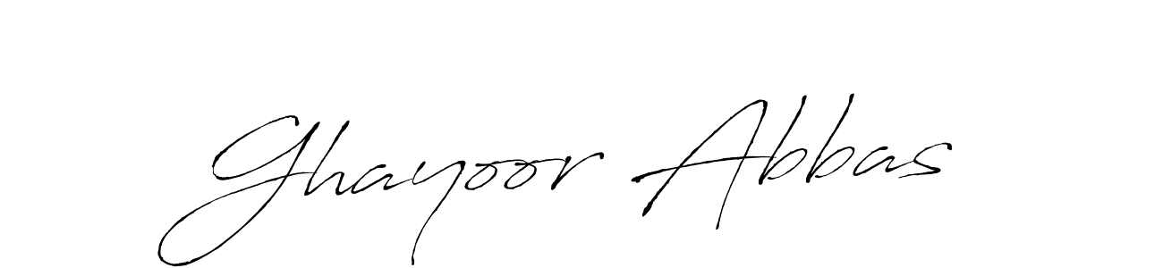 Make a beautiful signature design for name Ghayoor Abbas. Use this online signature maker to create a handwritten signature for free. Ghayoor Abbas signature style 6 images and pictures png