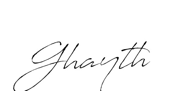 Create a beautiful signature design for name Ghayth. With this signature (Antro_Vectra) fonts, you can make a handwritten signature for free. Ghayth signature style 6 images and pictures png